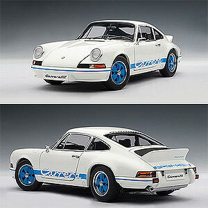 1/18 ポルシェ 911 カレラ RS 2.7 1973 ホワイト/ブルー【78052】…...:jism:11020188