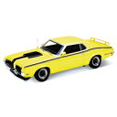 1/18 1970 フォード マーキュリー クーガー ELIMINATOR(イエロー)【WE12520Y】 WELLY