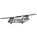 1/700 CH-46E シーナイト【03454】 トランペッター