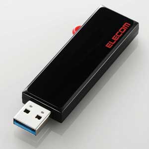 MF-KCU316GBK【税込】 エレコム USB3.0対応 ストラップホール付きスライド…...:jism:11157341