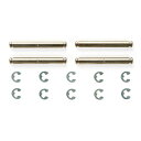 OP.1395 3x22mm ローフリクションサスシャフト 4本 (DT-02・TT-01)【54395】 タミヤ