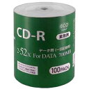 CR80GP100 BULK }O{ f[^p52{Ή CD-R 100pbN700MB zCgv^u