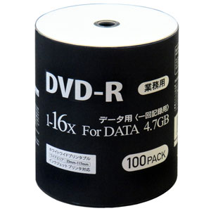 DR47JNP100_BULK }O{ f[^p16{ΉDVD-R 100pbN4.7GB zCgv^u