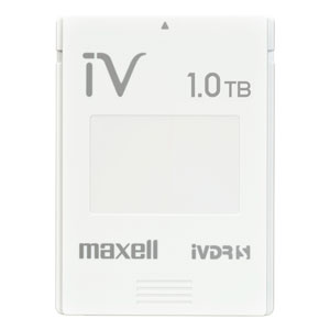 M-VDRS1T.E.WH.K【税込】 マクセル iVDR-S規格対応リムーバブル・ハードディスク　1.0TB簡易包装パック　ホワイト maxell　カセットハードディスク「iV（アイヴィ）」 [MVDRS1TEWHK]【返品種別A】【送料無料】【RCP】