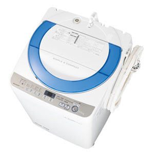 ES-GE70R-A【税込】 シャープ 7.0kg 全自動洗濯機 ブルー系 SHARP 穴…...:jism:11216776