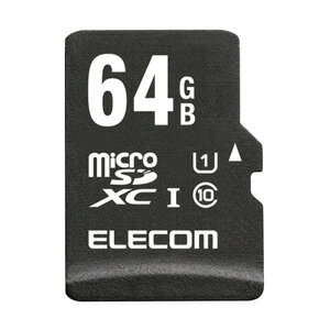 MF-ACMR64GU11【税込】 エレコム microSDXCメモリカード 64GB 高…...:jism:11228117