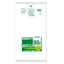 HT92HCL 日本サニパック HT92容量表記入り白半透明ゴミ袋90L 10枚