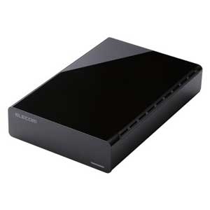 ELD-XED010UBK【税込】 エレコム USB3.0対応 外付けハードディスク 1.0TB【WEB限定商品】 ELD-XEDUBKシリーズ [ELDXED010UBK]【返品種別A】【送料無料】【RCP】