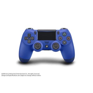 【PS4】ワイヤレスコントローラー（DUALSHOCK 4）ウェイブ・ブルー 【税込】 ソ…...:jism:11493273