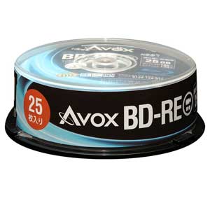 BE130RAPW25PA AVOX 2{ΉBD-RE 25pbN 25GB@zCgv^u