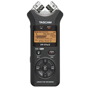 DR-07MK2-JJ タスカム リニアPCMレコーダー外部マイクロ/SDスロット搭載 TASCAM