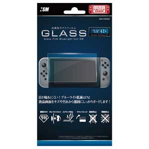 【Nintendo Switch】ガラスフィルムブルーライトカットSW 【税込】 ISM [ISMS...:jism:11630353