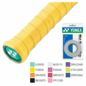 YONEX AC102 005 ヨネックス ウェットスーパーグリップ　3本入（オレンジ・幅25mm×長さ1200mm×厚さ0.6mm） YONEXの画像