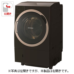 （標準設置料込）TW-117X6R-T 東芝 11.0kg ドラム式洗濯乾燥機【右開き】グレインブラウン TOSHIBA　ZABOON [TW117X6RT]【返品種別A】