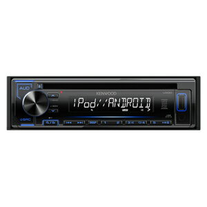 U330L ケンウッド CD/USB/iPodレシーバー（ブルー）1DIN KENWOOD [U330L]【返品種別A】【送料無料】