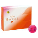 KIRASWEET HB PK 12P キャスコ ゴルフボール KIRA SWEET 花火 ピンク 1ダース Kasco