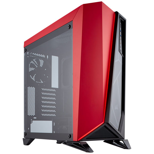 CC-9011120-WW コルセア ATX、microATX、Mini-ITX 対応PCケース（ブラック＆レッド） CORSAIR Carbide SPEC-OMEGA Tempered Glassシリーズ