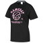 CB381305-1961-O コンバース Season-WOMEN'S ウイメンズプリントTシャツ(ブラック/ピンク・サイズ:O) CONVERSE