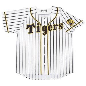 12JRMT8400L ミズノ 阪神タイガース公認 プリントユニフォーム（ホーム）番号なし (Lサイズ） HANSHIN Tigers Print Uniforms HOME [12JRMT8400L]【返品種別A】