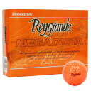 RG MEGADISTA OR 12P ブリヂストンゴルフ ゴルフボール レイグランデMEGADISTA 1ダース 12個入り(オレンジ) BRIDGESTONE