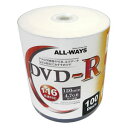 AL-S100P ALL-WAYS f[^p16{ΉDVD-R 100pbN4.7GB zCgv^u