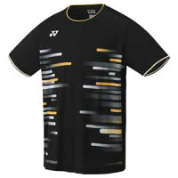 YO 10286 007 SS ヨネックス メンズ ゲームシャツ（ブラック・サイズ：SS） YONEXの画像