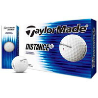 TM19-DISTNC-WH-12P テーラーメイド ディスタンス+ ボール 1ダース12個入り（ホワイト） TaylorMade 2019 Distance+ BALL 12P M7160501の画像