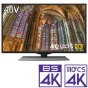  Wݒu AGÂ 4T-C40BJ1 V[v 40V^nEBSE110xCSfW^ 4K`[i[ LEDter (ʔUSB HDD^Ή) Android TV @\AQUOS 4K