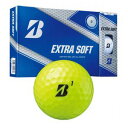 EXTRA SOFT 19 YE 12P ブリヂストンゴルフ ゴルフボール EXTRA SOFT 1ダース 12個入り (イエロー) BRIDGESTONE EXTRA SOFT XBYXJ