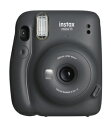 INS_MINI11_GRAY 富士フイルム instax mini 11 チェキ(チャコールグレイ)