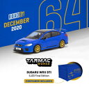 1/64 Subaru WRX STI EJ20 Final Edition Blue【T64-016-FE】 ターマックワークス