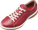 YO-SHW107-001-24.5 ヨネックス 男女兼用ウォーキングシューズ(レッド・サイズ:24.5cm) YONEX CASUAL WALK パワークッション107