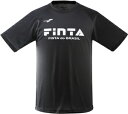 ショッピングサッカー FNT-FT5156-0500-M FINTA（フィンタ） サッカー・フットサル用　トレーニングシャツ　半袖（ブラック・サイズ：M） ユニセックス　ベーシックロゴTシャツ