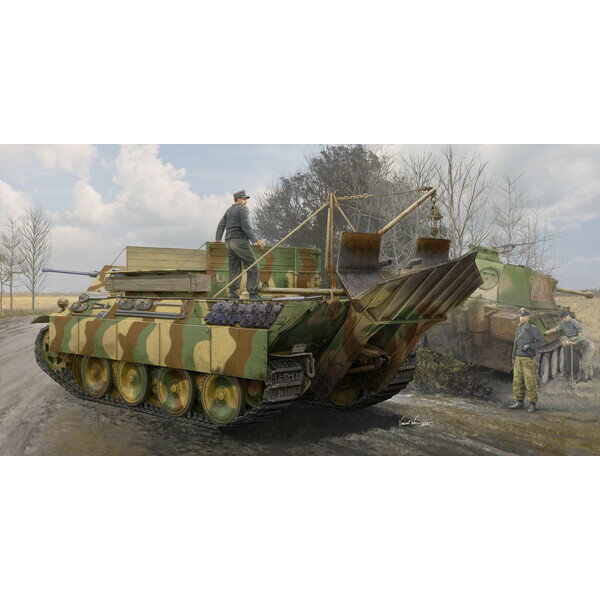 1/35 ドイツ ベルゲパンサーG型 戦車回収車【84553】 プラモデル ホビーボス