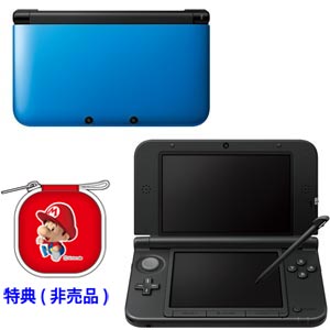 ニンテンドー3DS　LL本体　ブルー×ブラック  任天堂 [SPR-S-BKAA]