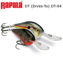 【納期1ヶ月】ラパラ(Rapala) DTシリーズ (Dives-To) DT04