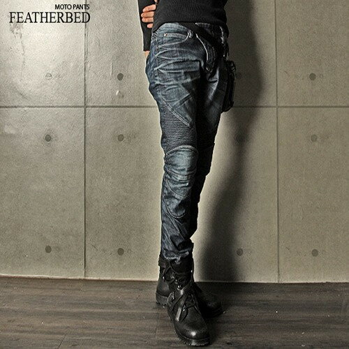 【送料無料】【uglyBROS】 MOTO PANTS FEATHERBED モトパンツ フェザーベッド