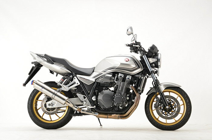 直送品 アールズギア ホンダ CB1300SF/SB (14-) [全年式適合] ワイバンクラシック スリップオン Sタイプ チタンポリッシュ R's Gear HONDA MH48-S3CT