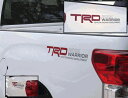 【10系FJクルーザー】輸出仕様純正ステッカー「TRD ROCK WARRIOR」2枚組