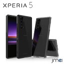 Xperia5 ケース TPU バンパー 背面クリア 米軍軍...