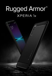 Xperia 1 IV ケース TPU 米軍MIL規格取得 シュピゲン ラギッド・アーマー <strong>耐衝撃</strong> SO-51C SOG06 Xperia1IV カバー フィット感 落下防止 Sony エクスペリア 1 マーク4 ケース 傷つけ防止 ソニー スマホケース スマホカバー