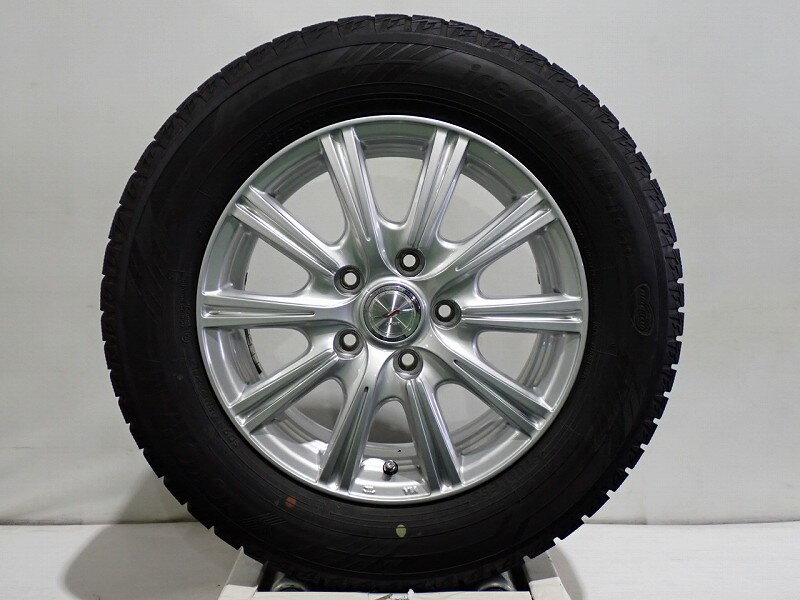 【中古】195/65R15 スタッドレスタイヤ アルミホイール 4本セット ヨコハマ アイスガードIG60 1560+53-5H114.3 ウェッズ ジョーカー （ 15インチ 195/65-15 ）