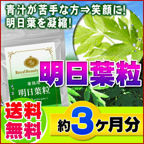 粉末や青汁より手軽な粒タイプ♪【業務用　明日葉粒　180粒】（約3ヶ月分）[メール便対応商品]※キャンセル・変更・返品交換不可※代引別途送料