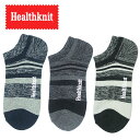 ヘルスニット Healthknit MIXボーダー ソックス...