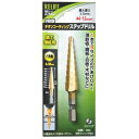 イチネンミツトモ 六角軸 ステップドリル φ4-12mm 9段 HSS+チタンコーティング 27562
