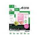 A-one屋外用サイン吸着シート レーザープリンタ光沢フィルム・透明31042【4172558】