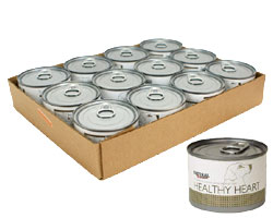 【ナチュラルハーベスト】ヘルシーハート ウェット缶ドッグフード 12缶セット(170g×12缶)≪お取り寄せ商品≫【送料無料】