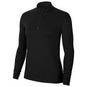 ナイキ NIKE ビクトリー ゴルフ 黒色 ブラック 【 VICTORY GOLF NIKE DRY UV 1 2 ZIP TOP BLACK 】 スポーツ アウトドア ゴルフ レディース シャツ ポロシャツ