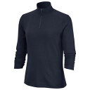 ナイキ NIKE ドライフィット ゴルフ カレッジ 紺色 ネイビー 白色 ホワイト 【 DRIFIT GOLF NIKE UV 1 4 ZIP TOP COLLEGE NAVY WHITE 】 スポーツ アウトドア ゴルフ レディース シャツ ポロシャツ