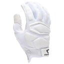 カッターズ CUTTERS カッターズ パッド レシーバー グローブ 手袋 白色 ホワイト 4.0 メンズ 【 PADDED CUTTERS GAMER RECEIVER GLOVES WHITE 】